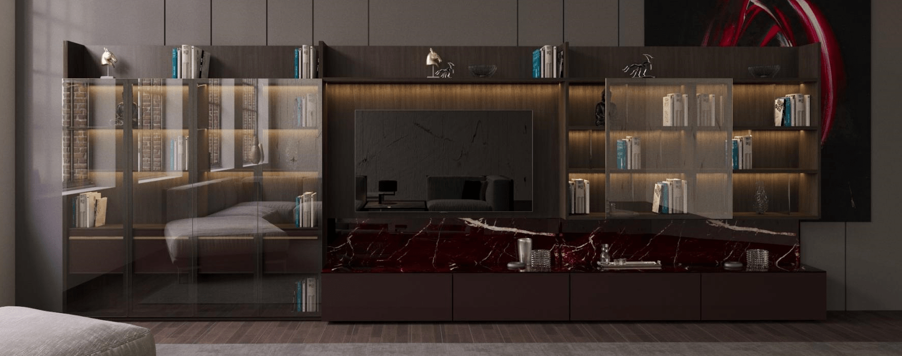 RIVERT TV CABINET - Exclusive design bútorok